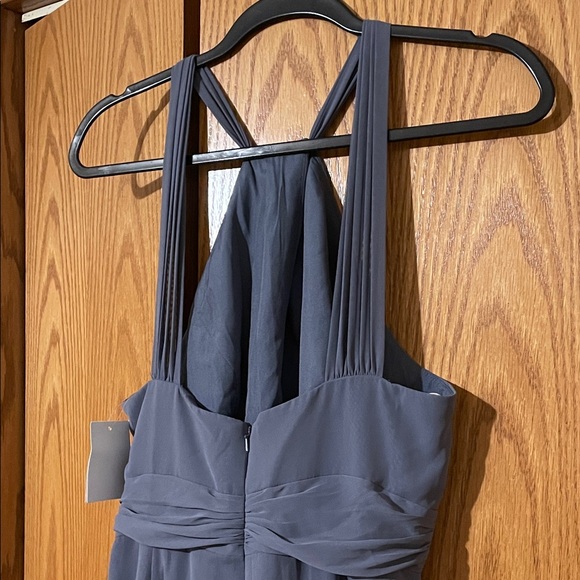 Jenny Packham Charcoal Halter Maxi Dress - Picture 10 of 13